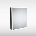 Sensio Bathroom Eclipse TrioTone Double Door Recessed Colour Selectable LED Cabinet - 700x600x116mm