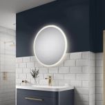 Sensio Bathroom Como Round Backlit Colour Changeable LED Mirror 600x350mm - CCT