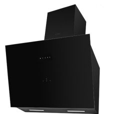 CDA 60 cm Chimney Cooker Hood -Angled  Black